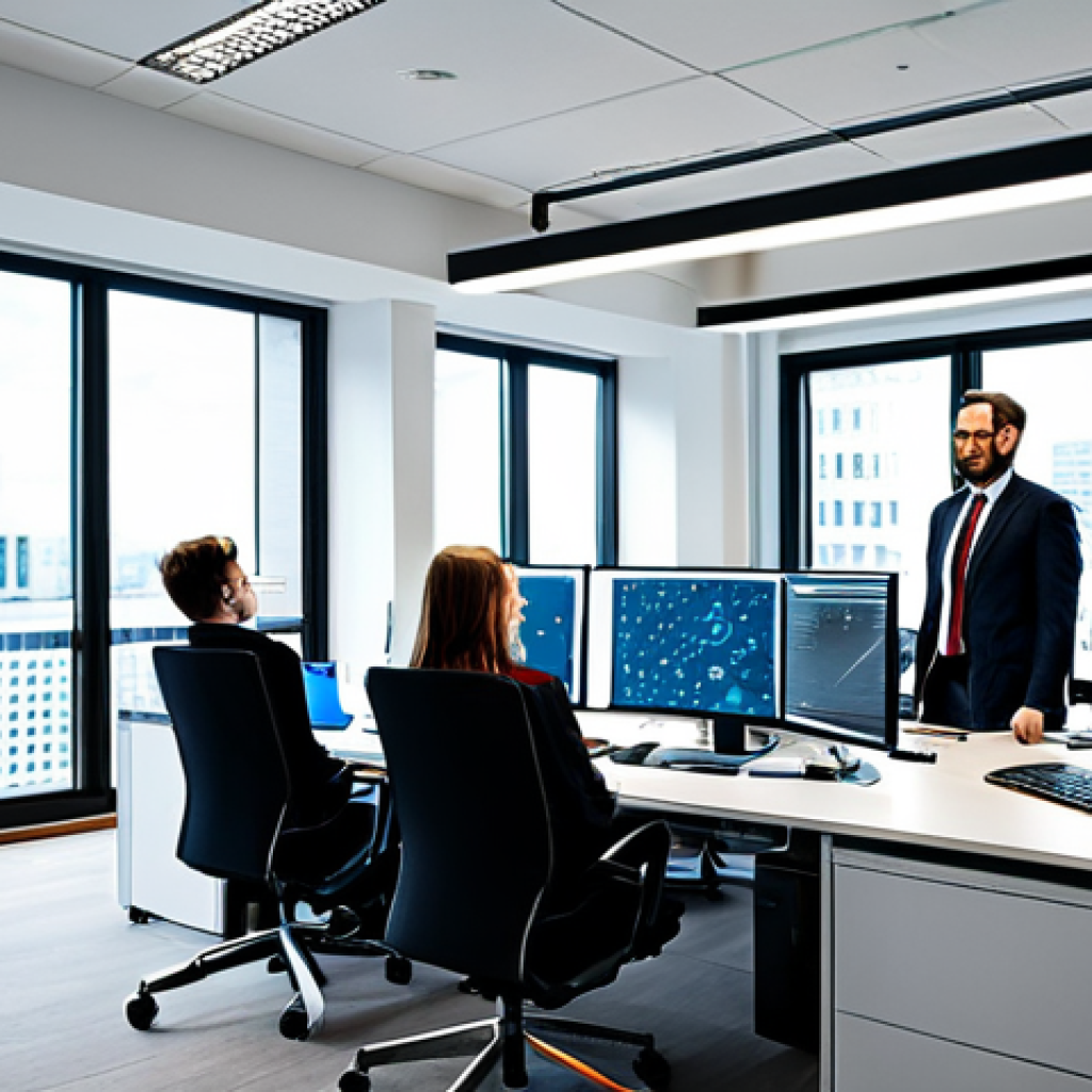 **

"A team of data scientists in a modern office setting, collaborating on data labeling for an AI project, fully clothed in appropriate professional attire, safe for work, perfect anatomy, correct proportions, family-friendly, professional environment, diverse team, focus on data analysis and collaboration, high quality."

**