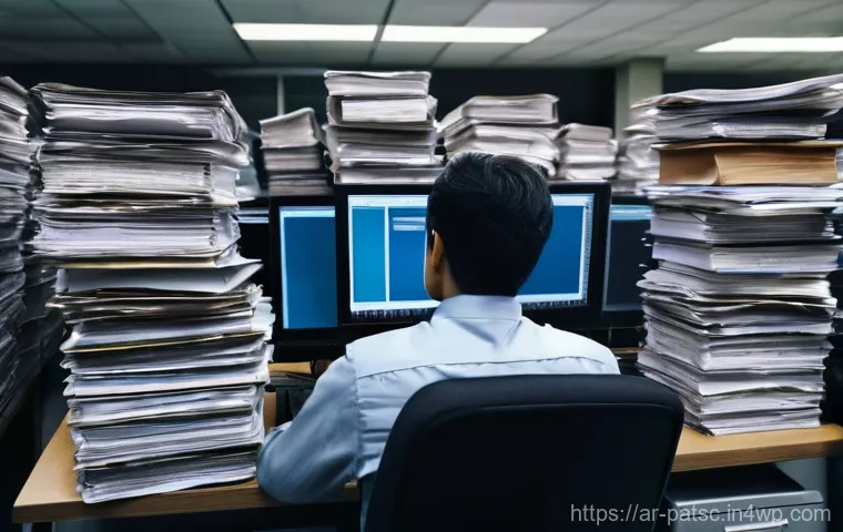 AI 데이터 라벨링 자동화 도구 비교 - **Prompt 1: The Manual Data Classification Struggle**
    "A close-up of a person in their late 20s ...