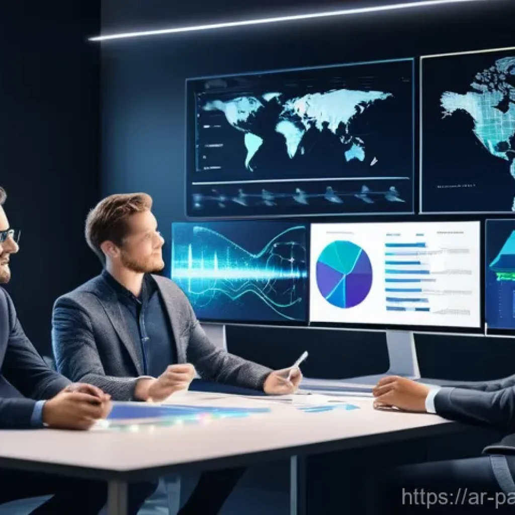 데이터 라벨링의 경쟁력 있는 전략 수립 - **Prompt:** A visually rich, high-resolution digital illustration focusing on the theme of "Data Qua...