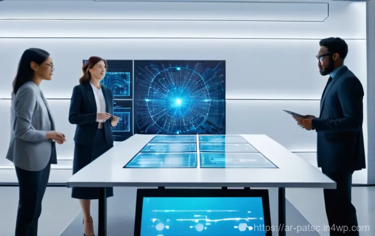 수동 데이터 라벨링과 자동화의 장단점 - **Prompt 2: Symphony of Automated Data Processing**
    "A dynamic, high-tech abstract visualization...